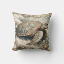 Zee Turtle 1 Kussen