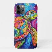 Zee Turtle Abstract Earth Day Ocean Beach Natuur Case-Mate iPhone Case (Achterkant)