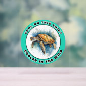 Zee Turtle Acryl Bord (Neutraal)