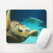 Zee Turtle and Shark Mousepad Muismat (Met muis)