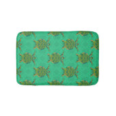 Zee Turtle Aquamarine Bath Mat. Badmat (Voorkant)