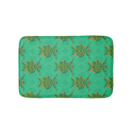 Zee Turtle Aquamarine Bath Mat. Badmat
