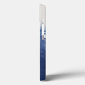 Zee Turtle Art Beach Nautical Shibori Pattern Blue Case-Mate iPhone Case (Achterkant / Links)