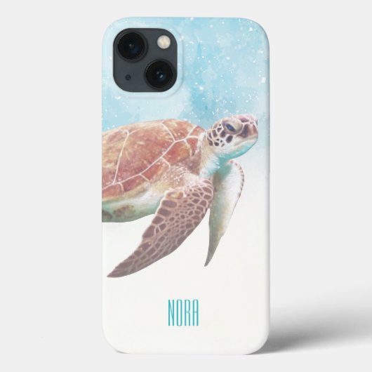Zee Turtle Art Case-Mate iPhone Case (Achterkant)