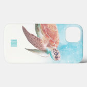 Zee Turtle Art Case-Mate iPhone Case (Achterkant (horizontaal))