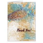 Zee Turtle Art Hartelijk dank (Voorkant)