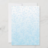 Zee Turtle Baby shower Co-Ed Gender Neutral Kaart (Achterkant)