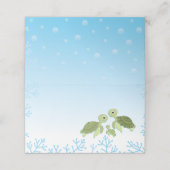 Zee Turtle Baby shower Co-Ed Gender Neutral Plaatskaartje (Buitenkant ongevouwen)