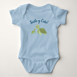 Zee Turtle Baby shower Co-Ed Gender Neutral Romper