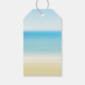 Zee Turtle Baby shower Favor Gift Label Cadeaulabel (Achterkant)