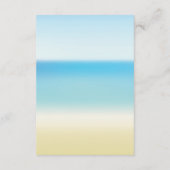 Zee Turtle Baby shower Luier Raffle Ticket Informatiekaartje (Achterkant)