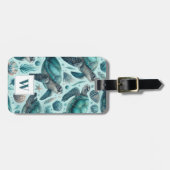 Zee Turtle Bagagelabel (Voorkant horizontaal)