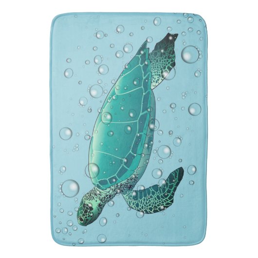 Zee Turtle Bath Matt Badmat (Voorkant Verticaal)