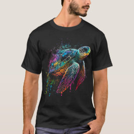 Zee Turtle Beach Lover Ocean Animal Graphic Novelt T-shirt