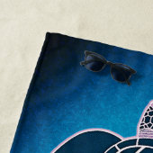 Zee Turtle Beach Towel - Zwemmen met de stromingen Strandlaken (In situ)