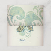 Zee Turtle Beach Tropical Nautical Plaatskaartje (Buitenkant ongevouwen)