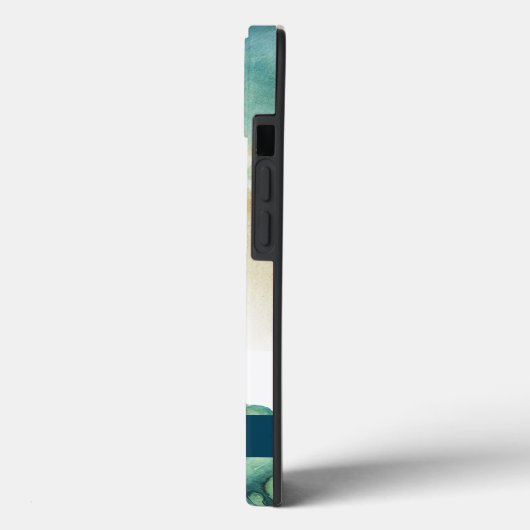 Zee Turtle Beachy Custom Telefoon Case (Achterkant / Links)