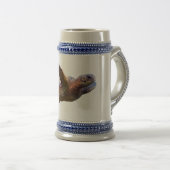 Zee Turtle Beer Stein Bierpul (Voorkant rechts)