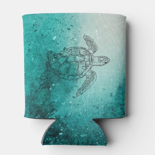 Zee Turtle Blikjeskoeler (Achterkant)