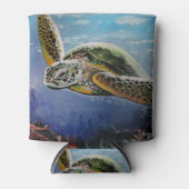 Zee Turtle Blikjeskoeler (Voorkant)