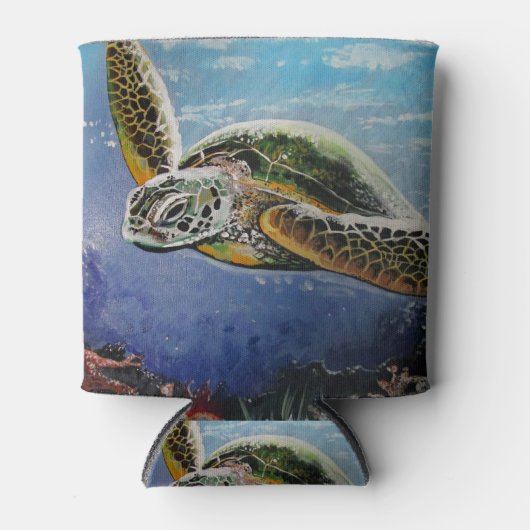 Zee Turtle Blikjeskoeler (Voorkant)