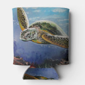 Zee Turtle Blikjeskoeler (Achterkant)