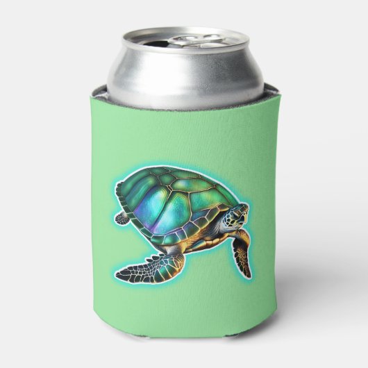 Zee Turtle Blikjeskoeler (Blikje Voorkant)