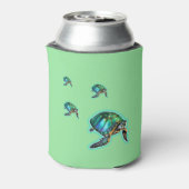 Zee Turtle Blikjeskoeler (Blikje Achterkant)