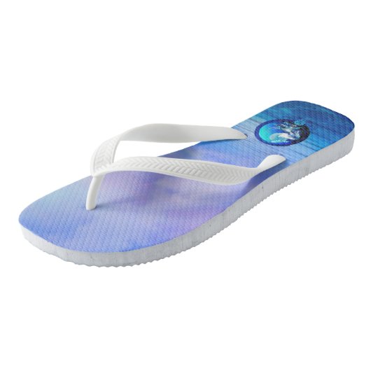 ZEE TURTLE BLUE MOON RACE TEENSLIPPERS (Schuin)