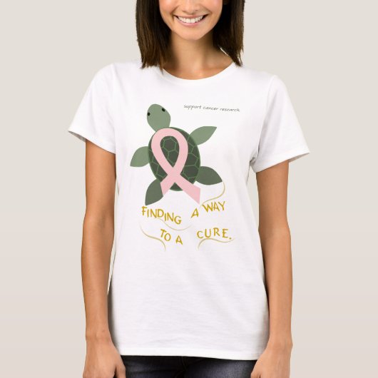 Zee Turtle Breast Cancer Support Shirt (Voorkant)
