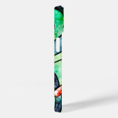 Zee Turtle Bright Tropical Case-Mate iPhone Case (Achterkant / Rechts)