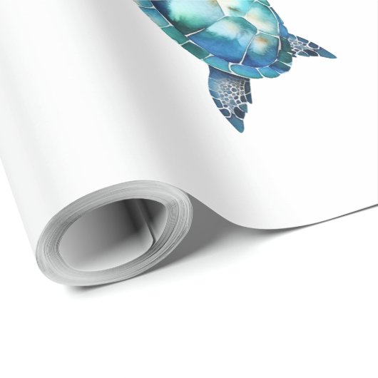 Zee Turtle Cadeaupapier (Rol Hoek)