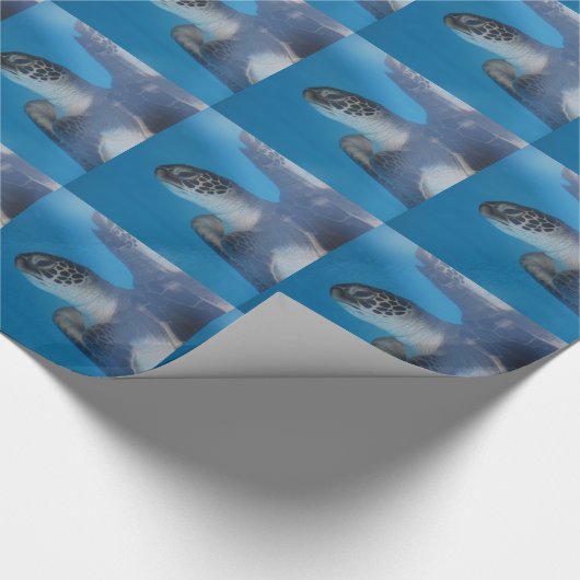 Zee Turtle Cadeaupapier (Hoek)
