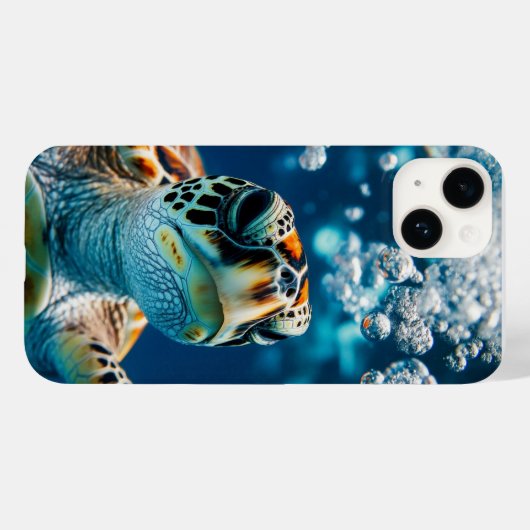 Zee Turtle Case-Mate iPhone Case (Achterkant (horizontaal))