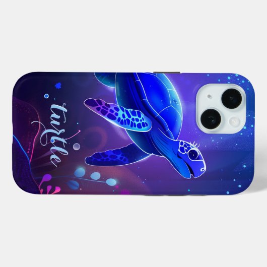 Zee Turtle Case-Mate iPhone Case (Achterkant (horizontaal))