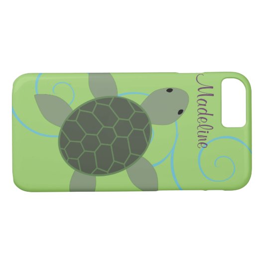 Zee Turtle Case-Mate iPhone Case (Achterkant (Horizontaal))