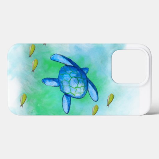 Zee Turtle Case-Mate iPhone Case (Achterkant (horizontaal))