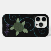 Zee Turtle Case-Mate iPhone Case (Achterkant (horizontaal))