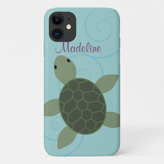 Zee Turtle Case-Mate iPhone Case (Achterkant)