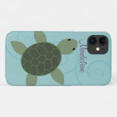 Zee Turtle Case-Mate iPhone Case (Achterkant (horizontaal))