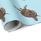 Zee Turtle Coastal Zee Turtle Cadeaupapier (Rol Hoek)