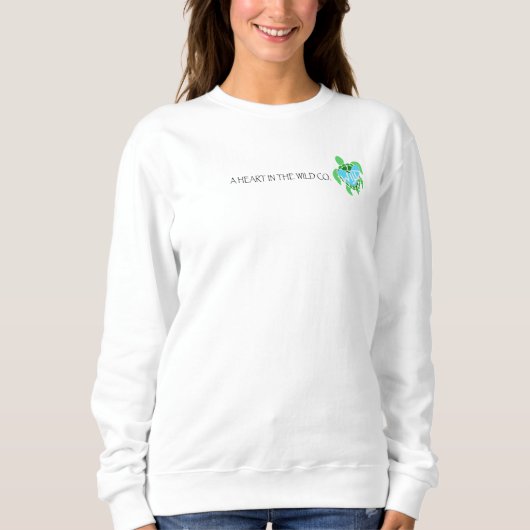 Zee Turtle Crewneck Trui (Voorkant)