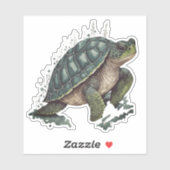 Zee Turtle Custom-Cut Vinyl Sticker (Vel)