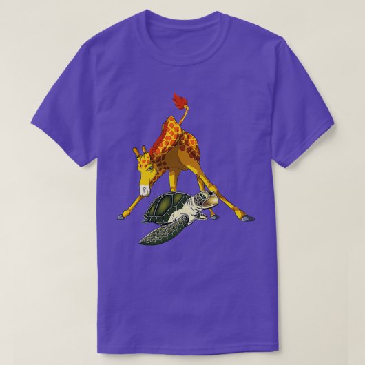Zee Turtle Cute Africa Animal Zoo T-shirt (Design voorkant)