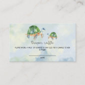 Zee Turtle - Dappere treinkaartje Informatiekaartje (Voorkant)