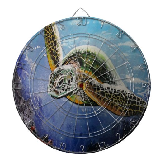 Zee Turtle Dartbord (Voorkant)