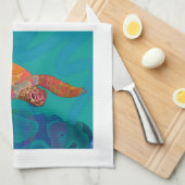 Zee Turtle Dish Towel Theedoek (Quarter Fold)