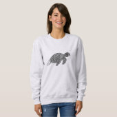 Zee Turtle Distressed Print -  Zee Turtle Trui (Voorkant volledig)