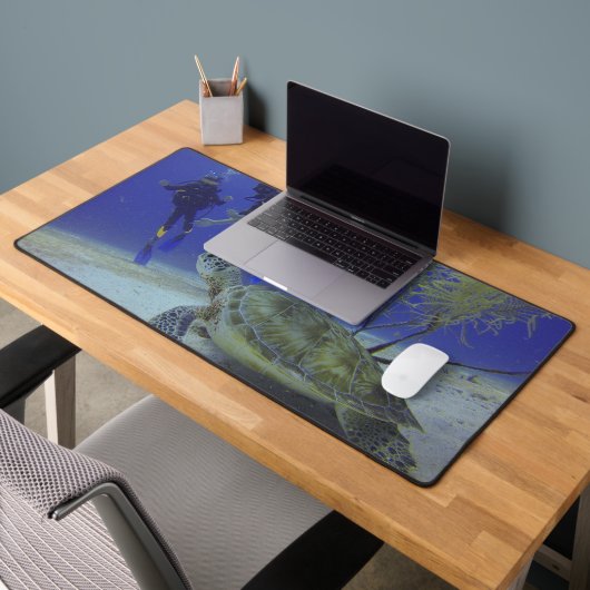 Zee Turtle Dive Desk Mat – Onderwateravontuur (Kantoor 2)
