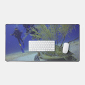 Zee Turtle Dive Desk Mat – Onderwateravontuur (Keyboard & Muis)